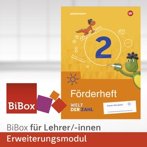 Produktabbildung zu Welt der Zahl - Allgemeine Ausgabe 2021 - BiBox – Erweiterungsmodul Lösungen Förderheft 2 zum Schulbuch 2 Verbrauch - Kollegiumslizenz für Lehrer/-innen (Dauerlizenz)
