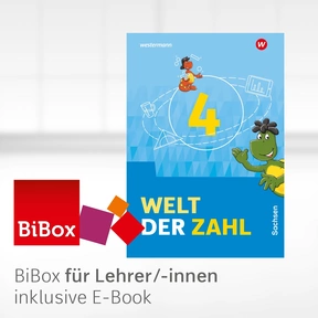 Produktabbildung zu Welt der Zahl - Ausgabe 2022 für Sachsen - BiBox - Das digitale Unterrichtssystem 4 - Kollegiumslizenz für Lehrer/-innen (Dauerlizenz)