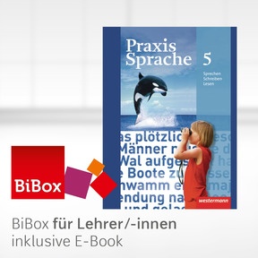 Produktabbildung zu Praxis Sprache - Allgemeine Ausgabe 2010 - BiBox - Das digitale Unterrichtssystem 5 - Kollegiumslizenz für Lehrer/-innen (1 Schuljahr)