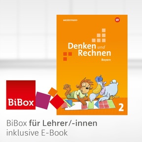 Produktabbildung zu Denken und Rechnen - Ausgabe 2021 für Grundschulen in Bayern - BiBox - Das digitale Unterrichtssystem 2 - Kollegiumslizenz für Lehrer/-innen (1 Schuljahr)