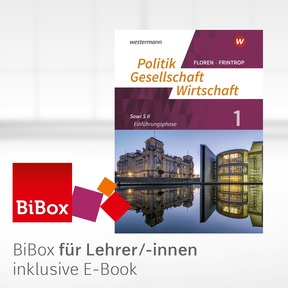Produktabbildung zu Politik-Gesellschaft-Wirtschaft - Sozialwissenschaften in der gymnasialen Oberstufe - Ausgabe 2019 - BiBox - Das digitale Unterrichtssystem 1 - Kollegiumslizenz für Lehrer/-innen (1 Schuljahr)