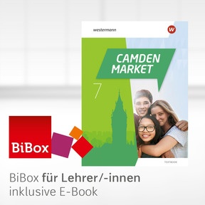 Produktabbildung zu Camden Market - Ausgabe 2020 - BiBox - Das digitale Unterrichtssystem 7 - Kollegiumslizenz für Lehrer/-innen (1 Schuljahr)