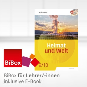 Produktabbildung zu Heimat und Welt - Aktuelle Ausgabe für Thüringen - BiBox - Das digitale Unterrichtssystem 9 / 10 - Kollegiumslizenz für Lehrer/-innen (1 Schuljahr)