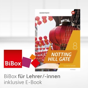 Produktabbildung zu Notting Hill Gate - Ausgabe 2022 - BiBox - Das digitale Unterrichtssystem 8A - Kollegiumslizenz für Lehrer/-innen (1 Schuljahr)