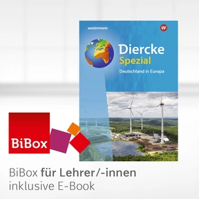 Produktabbildung zu Diercke Spezial - Aktuelle Ausgabe für die Sekundarstufe II - BiBox - Das digitale Unterrichtssystem Deutschland in Europa - Kollegiumslizenz für Lehrer/-innen (1 Schuljahr)