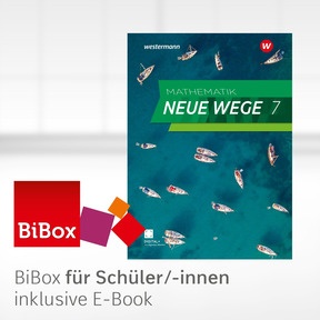 Produktabbildung zu Mathematik Neue Wege SI - Ausgabe 2023 für Niedersachsen - BiBox - Das digitale Unterrichtssystem 7 - Klassenlizenz Premium (1 Schuljahr)