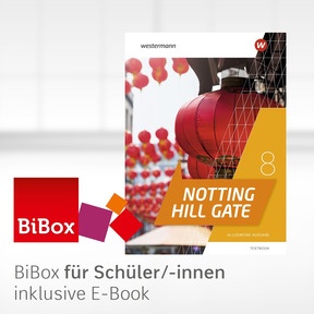 Produktabbildung zu Notting Hill Gate - Ausgabe 2022 - BiBox - Das digitale Unterrichtssystem 8A - Klassenlizenz Premium (1 Schuljahr)