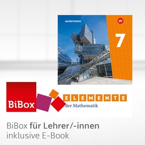 Produktabbildung zu Elemente der Mathematik SI - Ausgabe 2023 für Niedersachsen - BiBox - Das digitale Unterrichtssystem 7 - Einzellizenz für Lehrer/-innen (Dauerlizenz)