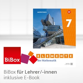 Produktabbildung zu Elemente der Mathematik SI - Aktuelle Ausgabe für Niedersachsen - BiBox - Das digitale Unterrichtssystem 7 - Kollegiumslizenz für Lehrer/-innen (1 Schuljahr)
