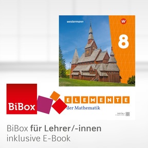 Produktabbildung zu Elemente der Mathematik SI - Aktuelle Ausgabe für Niedersachsen - BiBox - Das digitale Unterrichtssystem 8 - Einzellizenz für Lehrer/-innen (Dauerlizenz)
