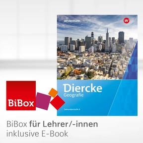 Produktabbildung zu Diercke Geografie SII – Ausgabe 2023 für die Schweiz - BiBox - Das digitale Unterrichtssystem - Einzellizenz für Lehrpersonen (Dauerlizenz)