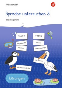 Produktabbildung zu Westermann Unterrichtsmaterialien Grundschule - Lösungen Sprache untersuchen 3 - Download