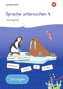 Produktabbildung zu Westermann Unterrichtsmaterialien Grundschule - Lösungen Sprache untersuchen 4 - Download
