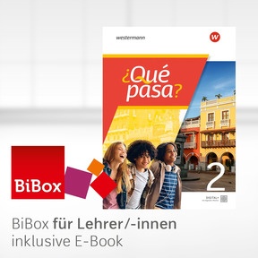 Produktabbildung zu ¿Qué pasa? - Spanisch als 2. Fremdsprache ab Klasse 6 oder 7 - Ausgabe 2025 - BiBox - Das digitale Unterrichtssystem 2 - Kollegiumslizenz für Lehrer/-innen (1 Schuljahr)