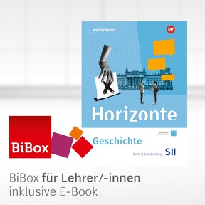 Produktabbildung zu Horizonte - Ausgabe 2026 für die Sekundarstufe II in Berlin/Brandenburg - BiBox - Das digitale Unterrichtssystem - Einzellizenz für Lehrer/-innen (Dauerlizenz)