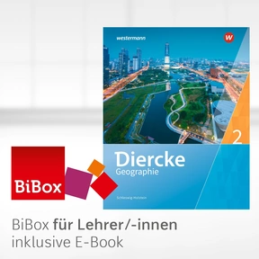 Produktabbildung zu Diercke Geographie - Ausgabe 2016 für Schleswig-Holstein - BiBox - Das digitale Unterrichtssystem 2 - Einzellizenz für Lehrer/-innen (Dauerlizenz)