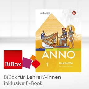 Produktabbildung zu ANNO - Ausgabe 2019 für Gymnasien in Sachsen - BiBox - Das digitale Unterrichtssystem 1 - Einzellizenz für Lehrer/-innen (Dauerlizenz)