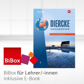 Produktabbildung zu Diercke Geographie - Ausgabe 2025 für Schleswig-Holstein - BiBox - Das digitale Unterrichtssystem 1 - Kollegiumslizenz für Lehrer/-innen (1 Schuljahr)