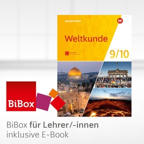 Produktabbildung zu Weltkunde für Gemeinschaftsschulen in Schleswig-Holstein - Aktuelle Ausgabe - BiBox - Das digitale Unterrichtssystem 9 /10 - Kollegiumslizenz für Lehrer/-innen (1 Schuljahr)