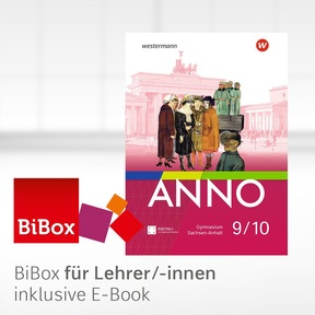Produktabbildung zu ANNO - Ausgabe 2025 für Gymnasien in Sachsen-Anhalt - BiBox - Das digitale Unterrichtssystem 9/10 - Einzellizenz für Lehrer/-innen (Dauerlizenz)