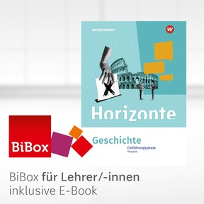 Produktabbildung zu Horizonte – Ausgabe 2026 für die Sekundarstufe II in Hessen - BiBox – Das digitale Unterrichtssystem Einführungsphase - Kollegiumslizenz für Lehrer/-innen (1 Schuljahr)