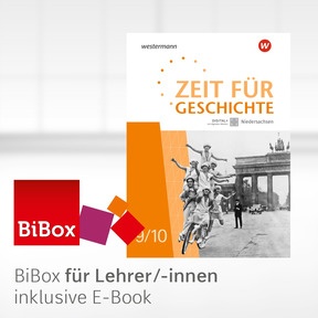 Produktabbildung zu Zeit für Geschichte - Ausgabe 2023 für Gymnasien in Niedersachsen - BiBox - Das digitale Unterrichtssystem 9 / 10 - Einzellizenz für Lehrer/-innen (Dauerlizenz)