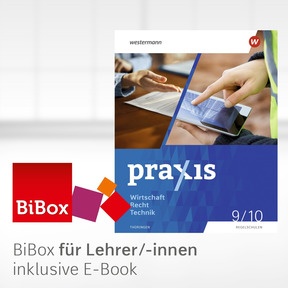 Produktabbildung zu Praxis WRT - Wirtschaft / Recht / Technik - Ausgabe 2024 für Regelschulen in Thüringen - BiBox - Das digitale Unterrichtssystem 9 / 10 - Kollegiumslizenz für Lehrer/-innen (1 Schuljahr)