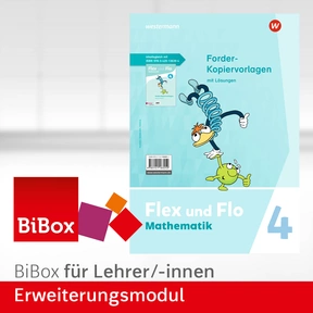 Produktabbildung zu Flex und Flo - Ausgabe 2021 - BiBox - Erweiterungsmodul Forder-Kopiervorlagen 4 (Zu den Themenheften für die Ausleihe) - Einzellizenz für Lehrer/-innen (Dauerlizenz)