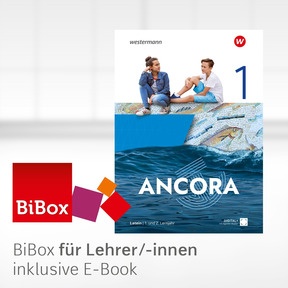 Produktabbildung zu Ancora - Latein als erste und zweite Fremdsprache - Ausgabe 2027 - BiBox - Das digitale Unterrichtssystem 1 - Einzellizenz für Lehrer/-innen (Dauerlizenz)