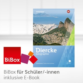 Produktabbildung zu Diercke Geographie - Aktuelle Ausgabe für Gymnasien in Baden-Württemberg - BiBox - Das digitale Unterrichtssystem 2 - Klassensatz PrintPlus (1 Schuljahr)