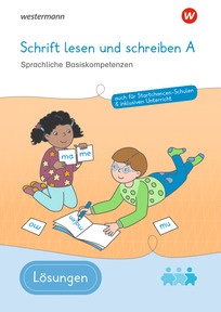 Produktabbildung zu Westermann Unterrichtsmaterialien Grundschule - Lösungen Schrift lesen und schreiben A - Download