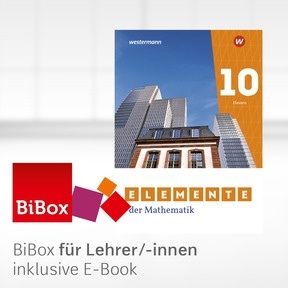 Produktabbildung zu Elemente der Mathematik SI - Ausgabe 2022 für Hessen - BiBox - Das digitale Unterrichtssystem 10 - Einzellizenz für Lehrer/-innen (Dauerlizenz)