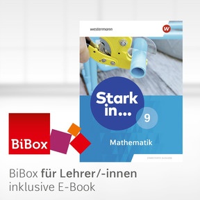 Produktabbildung zu Stark in Mathematik - Erweiterte Ausgabe 2021 - BiBox - Das digitale Unterrichtssystem 9 - Einzellizenz für Lehrer/-innen (Dauerlizenz)