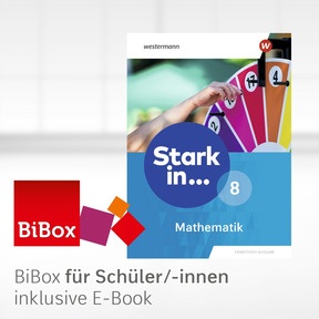 Produktabbildung zu Stark in Mathematik - Erweiterte Ausgabe 2021 - BiBox - Das digitale Unterrichtssystem 8 - Einzellizenz für Schüler/-innen (1 Schuljahr)