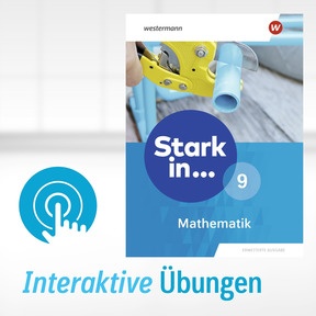 Produktabbildung zu Stark in Mathematik - Erweiterte Ausgabe 2021 - Interaktive Übungen 9 - Einzellizenz (1 Schuljahr)