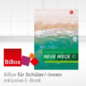 Produktabbildung zu Mathematik Neue Wege SI - Aktuelle Ausgabe für Hamburg und Bremen - BiBox - Das digitale Unterrichtssystem 10 - Klassensatz PrintPlus (1 Schuljahr)