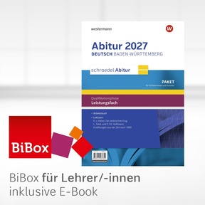 Produktabbildung zu Schroedel Abitur – Ausgabe für Baden-Württemberg zum Abitur 2027 - BiBox – Das digitale Unterrichtssystem Leistungsfach - Einzellizenz für Lehrer/-innen (Dauerlizenz)