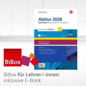Produktabbildung zu Schroedel Abitur – Ausgabe für Baden-Württemberg zum Abitur 2028 - BiBox – Das digitale Unterrichtssystem Leistungsfach - Kollegiumslizenz für Lehrer/-innen (1 Schuljahr)