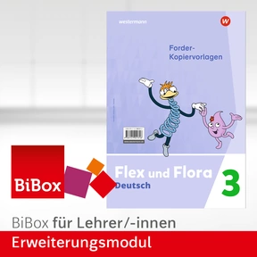 Produktabbildung zu Flex und Flora - Ausgabe 2021 - BiBox - Erweiterungsmodul Forder-Kopiervorlagen 3 Schulausgangsschrift (Zu den Heften als Verbrauchsmaterial) - Einzellizenz für Lehrer/-innen (Dauerlizenz)