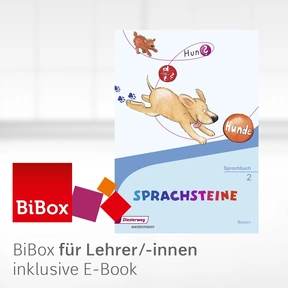 Produktabbildung zu SPRACHSTEINE Sprachbuch - Ausgabe 2014 für Bayern - BiBox - Das digitale Unterrichtssystem 2 - Einzellizenz für Lehrer/-innen (Dauerlizenz)