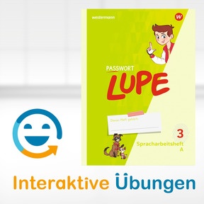Produktabbildung zu PASSWORT LUPE - Interaktive Übungen zum Spracharbeitsheft 3 - Einzellizenz (1 Schuljahr)