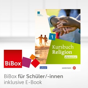 Produktabbildung zu Kursbuch Religion elementar - Ausgabe 2026 - BiBox - Das digitale Unterrichtssystem 1 - Klassenlizenz Premium (1 Schuljahr)