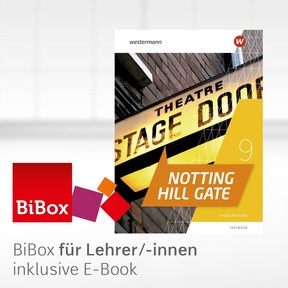 Produktabbildung zu Notting Hill Gate - Aktuelle Ausgabe - BiBox - Das digitale Unterrichtssystem 9B - Einzellizenz für Lehrer/-innen (Dauerlizenz)