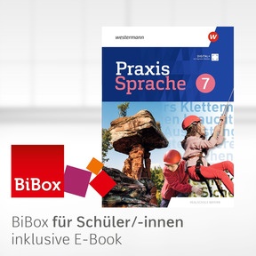 Produktabbildung zu Praxis Sprache - Ausgabe 2024 für Realschulen in Bayern - BiBox - Das digitale Unterrichtssystem 7 - Klassenlizenz Premium (1 Schuljahr)