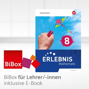 Produktabbildung zu Erlebnis Mathematik - Ausgabe N - BiBox - Das digitale Unterrichtssystem 8 - Einzellizenz für Lehrer/-innen (Dauerlizenz)