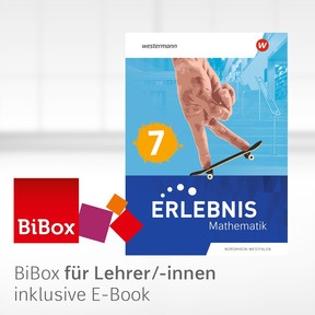 Produktabbildung zu Erlebnis Mathematik - Ausgabe Nordrhein-Westfalen 2024 - BiBox - Das digitale Unterrichtssystem 7 - Einzellizenz für Lehrer/-innen (Dauerlizenz)
