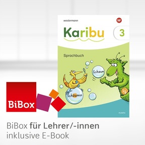 Produktabbildung zu Karibu - Ausgabe 2024 - BiBox - Das digitale Unterrichtssystem Sprachbuch 3 - Kollegiumslizenz für Lehrer/-innen (Dauerlizenz)