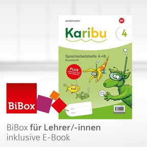 Produktabbildung zu Karibu - Ausgabe 2024 - BiBox - Das digitale Unterrichtssystem Spracharbeitshefte 4 - Kollegiumslizenz für Lehrer/-innen (1 Schuljahr)