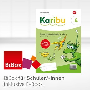 Produktabbildung zu Karibu - Ausgabe 2024 - BiBox - Das digitale Unterrichtssystem Spracharbeitshefte 4 - Klassenlizenz Premium (1 Schuljahr)