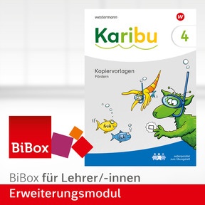 Produktabbildung zu Karibu - Ausgabe 2024 - BiBox - Erweiterungsmodul Fördern 4 zu den Spracharbeitsheften - Einzellizenz für Lehrer/-innen (Dauerlizenz)